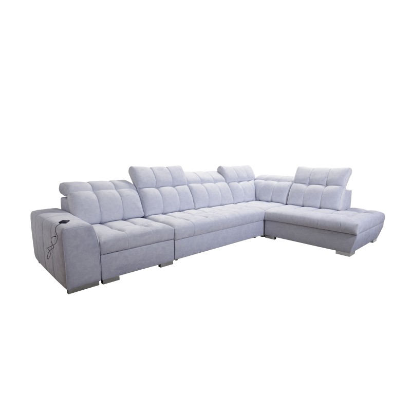 Ecksofa Prisma XI mit Schlaffunktion und USB-Anschluss - Eleganz und Komfort