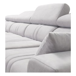 Verona XII Corner Sofa with Sleeping Function Velvet, Vena 6 - A practical and elegant piece of furniture for your living room