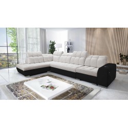 Esquinero Prisma XI con función de cama y puerto USB: elegancia y confort.