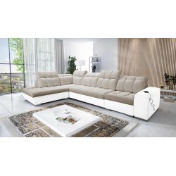 Ecksofa Prisma XI mit Schlaffunktion und USB-Anschluss - Eleganz und Komfort