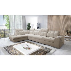 Ecksofa Prisma XI mit Schlaffunktion und USB-Anschluss - Eleganz und Komfort