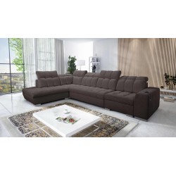 Prisma XI corner sofa with sleeping function and USB port - elegance and comfort