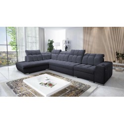 Prisma XI corner sofa with sleeping function and USB port - elegance and comfort