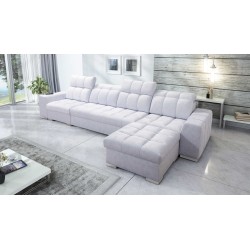 Esquinero Prisma XII con función de cama | Mueble de lujo con puerto USB | Terciopelo | Apto para mascotas, Terra 80