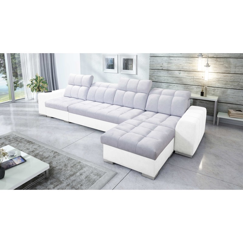 Esquina Prisma XII con función para dormir | Mueble de lujo con puerto USB | Terciopelo | Apto para mascotas, Terra 80 + Ecocuer