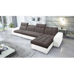 Esquina Prisma XII con función para dormir | Mueble de lujo con puerto USB | Terciopelo | Apto para mascotas, Terra 26 + Ecocuer