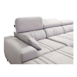 Verona XII Corner Sofa Bed with Velvet Upholstery, Vena 3 - A Practical and Elegant Piece of Furniture for Your Living Room