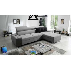 Ecksofa Orbix I Maxi mit Schlaffunktion, USB-Anschluss und Bettkasten
