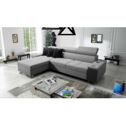 **Meta Title:** Orbix I Mini Corner Sofa with Sleeping Function, Adjustable Headrests, USB Port.