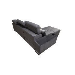 **Meta Title:** Orbix I Mini Corner Sofa with Sleeping Function, Adjustable Headrests, USB Port.