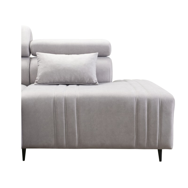 Verona XI Mix Corner Sofa with Sleeping Function in Velvet, Vena 10 - Comfort and Elegance