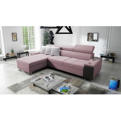 Ecksofa Orbix I Maxi mit Schlaffunktion, USB-Anschluss und Bettkasten
