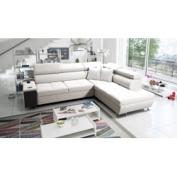 Кутовий диван Orbix VII з функцією сну в тканині Velvet, Ultario Velvet 2978 - елегантність і функціональність в одному!