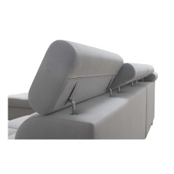 El sofá esquinero Orbix VII con función de cama en tela de terciopelo, Ultario Velvet 2978: ¡elegancia y funcionalidad en uno!