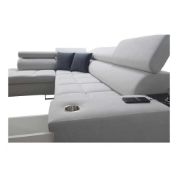 Ecksofa Orbix VII mit Schlaffunktion im Stoff Velvet, Ultario Velvet 2978 - Eleganz und Funktionalität in einem!