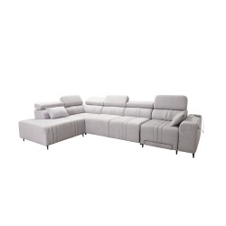Ecksofa Verona XI Mix mit Schlaffunktion in Velours, Vena 10 - Komfort und Eleganz