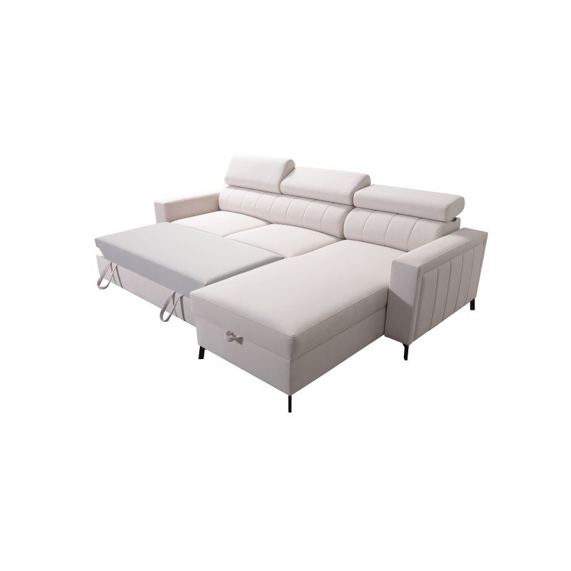 Ecksofa Arco I Maxi mit Velvet, Mono 236 + Kunstleder: Stil, Funktionalität und Komfort in einem