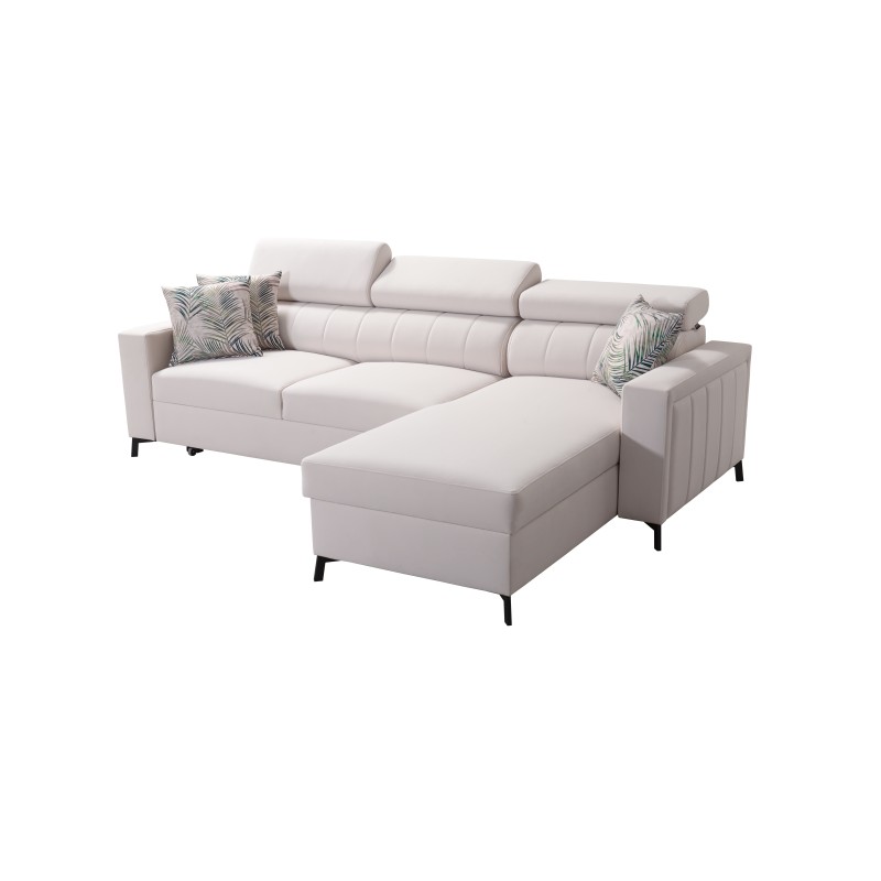 Ecksofa Arco I Maxi mit Velvet, Mono 241 + Kunstleder: Stil, Funktionalität und Komfort in einem