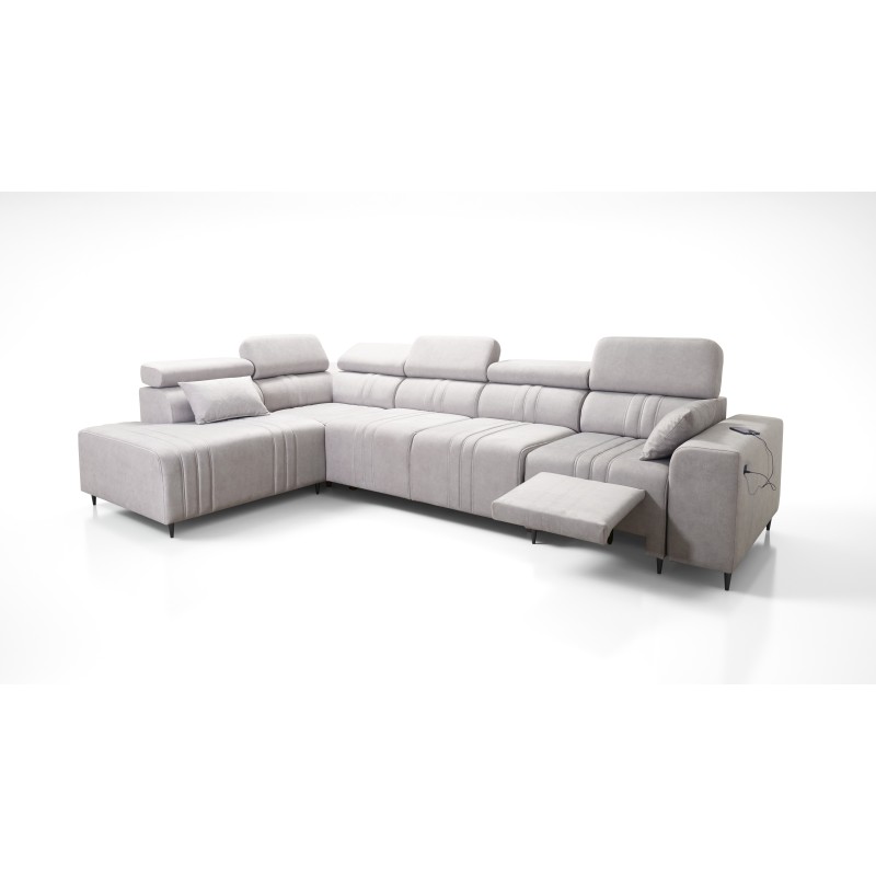 Esquina Verona XI Mix con función de dormir en Terciopelo, Vena 6 - Comodidad y Elegancia