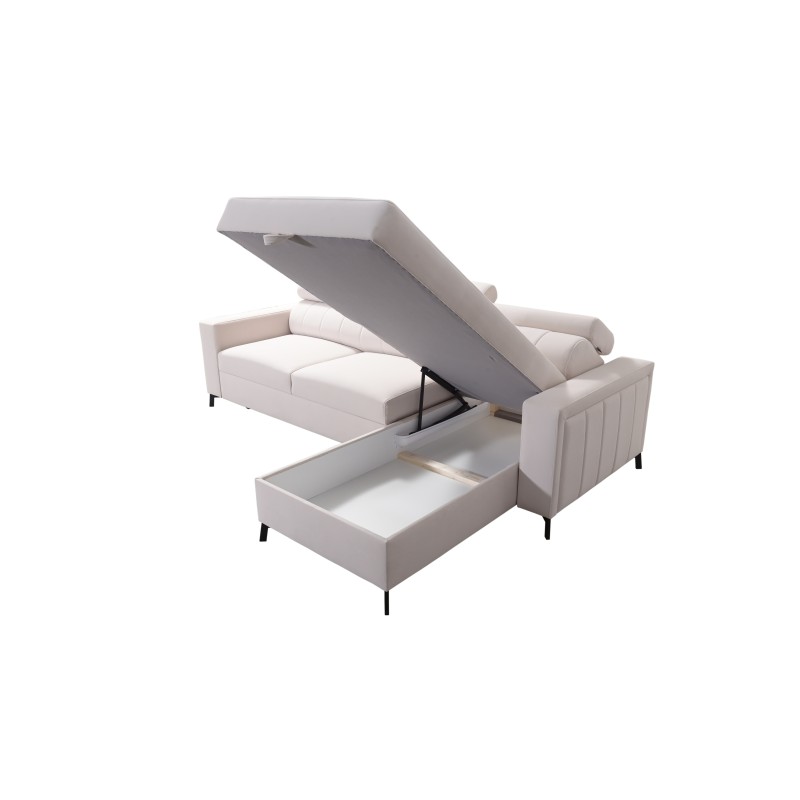 Ecksofa Arco I Maxi mit Velvet, Mono 246 + Ecoskóra: Stil, Funktionalität und Komfort in einem