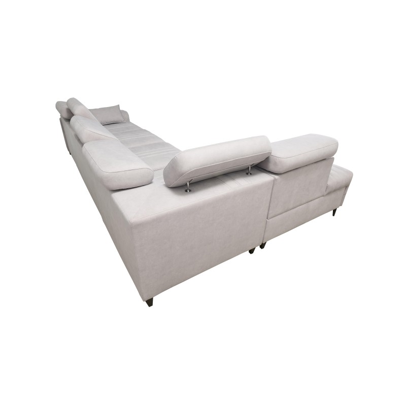 Verona XI Mix Corner Sofa with Sleeping Function in Velvet, Vena 6 - Comfort and Elegance