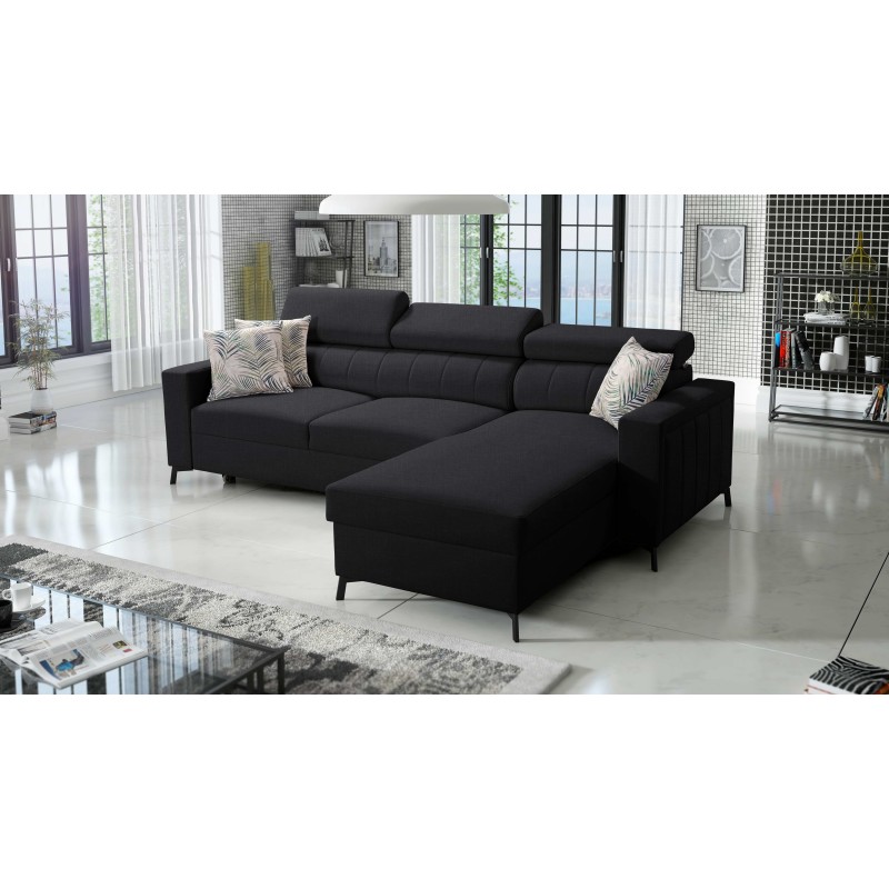 Arco I Maxi Corner Sofa with Plecionka, Sawana 14: style, functionality, and comfort in one