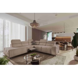 Sofá esquina Verona IX Mix con función de cama y relax | Muebles de terciopelo, Vena 14