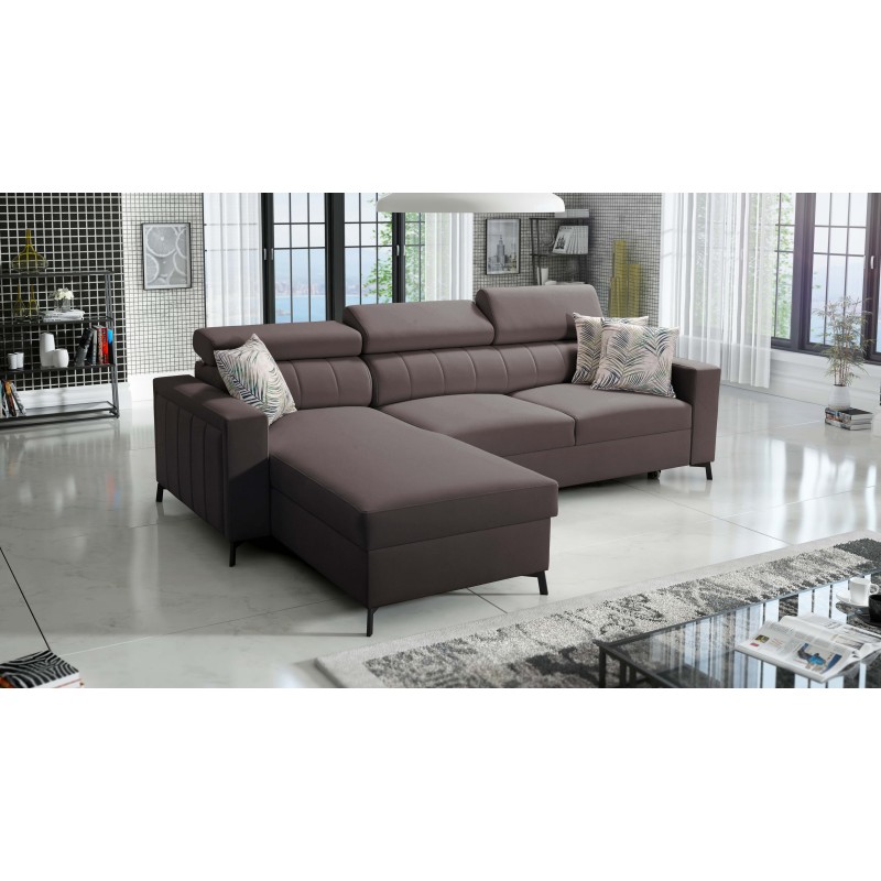 Arco I Maxi corner sofa with Velvet, Mono 234: style, functionality, and comfort in one