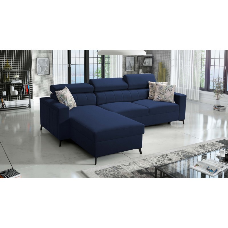Arco I Maxi corner sofa with Velvet, Mono 241: style, functionality, and comfort in one