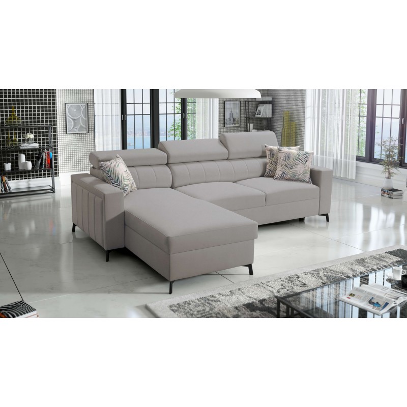 Кутовий диван Arco I Maxi з Velvet, Mono 244: стиль, функціональність і комфорт в одному