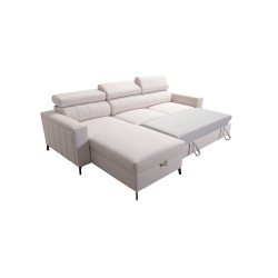 Arco I Maxi Corner Sofa with Weave, Sawana 72 + Eco-leather: style, functionality, and comfort in one