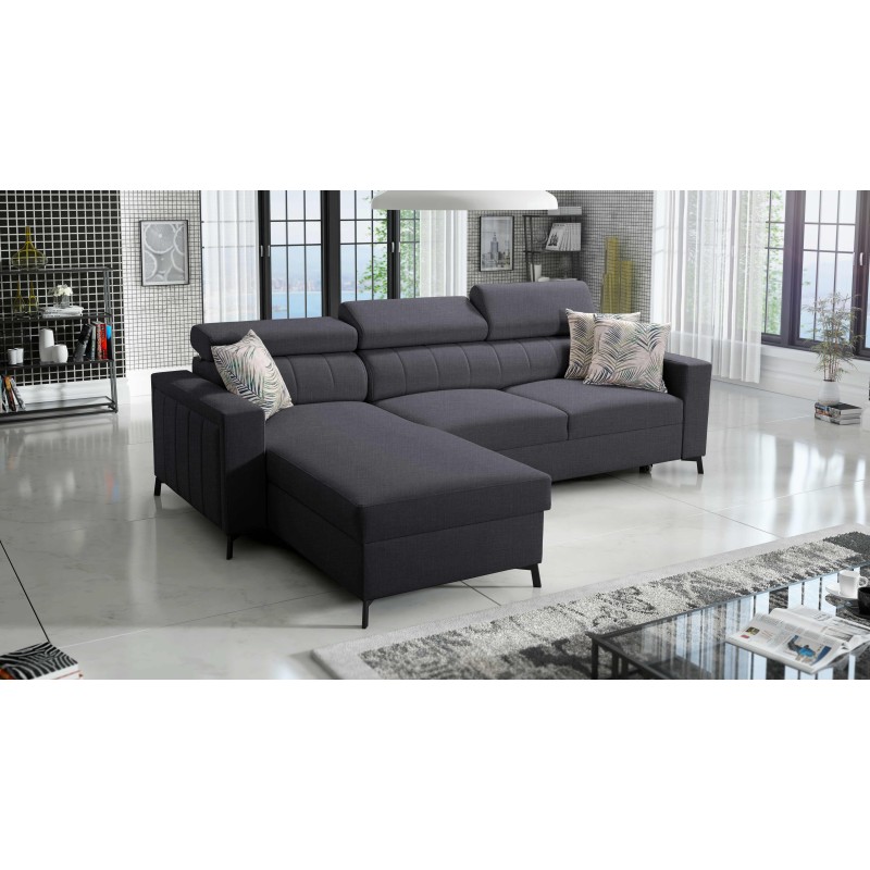 Ecksofa Arco I Maxi mit Geflecht, Sawana 96: Stil, Funktionalität und Komfort in einem