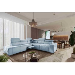 Narożnik Verona IX Mix z funkcją spania i relax | Meble Welur, Vena 6