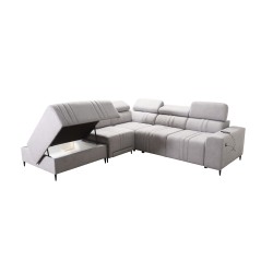 Verona IX Mix Corner Sofa with Sleeping and Relaxation Function | Velvet Furniture, Vena 3