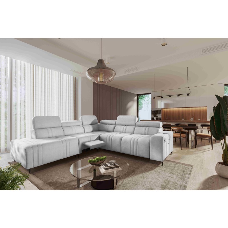 Ecksofa Verona IX Mix mit Schlaffunktion und Relax | Möbel Velours, Vena 3