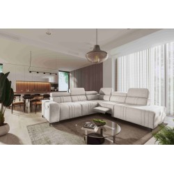 Verona IX Mix Corner Sofa with Sleeping and Relax Function | Velvet Furniture, Vena 9