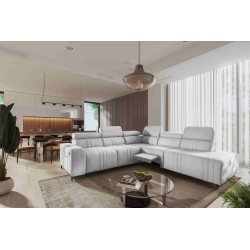 Ecksofa Verona IX Mix mit Schlaffunktion und Relax | Möbel Velours, Vena 3