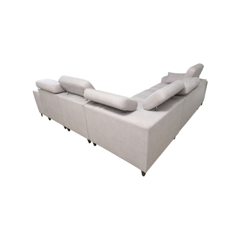 Ecksofa Verona III mit Schlaffunktion in Veloursstoff, Vena 8 – Eleganz und Funktionalität in einem Möbelstück