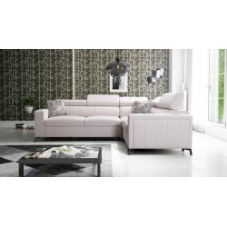 Кутовий диван Arco II з функцією сну - Velvet, Mono 231 - Досконале поєднання стилю та комфорту