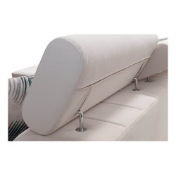 Arco II Corner Sofa with Sleeping Function - Velvet, Mono 241 + Eco-leather - A Perfect Combination of Style and Comfort