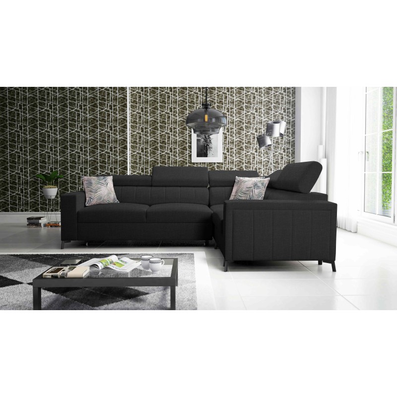 Esquina Arco II con función de cama - Tela, Sawana 14 - Excelente combinación de estilo y comodidad.