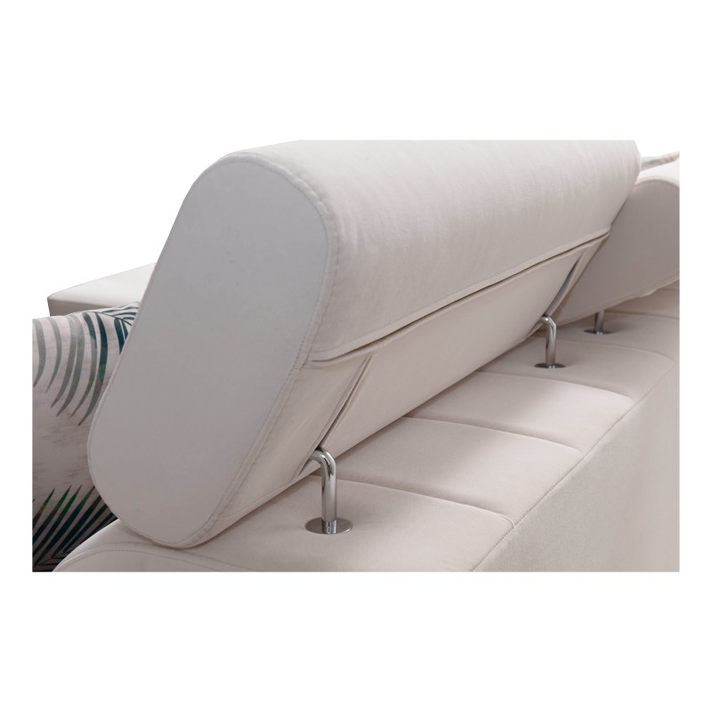 Ecksofa Arco II mit Schlaffunktion - Flechtwerk, Sawana 26 - Perfekte Kombination aus Stil und Komfort