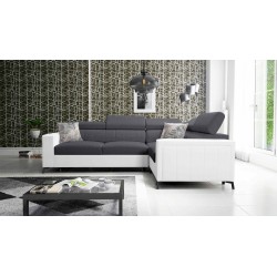 Arco II Corner Sofa with Sleeping Function - Weave, Sawana 96 + Eco-leather - A Perfect Combination of Style and Comfort