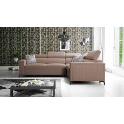 Ecksofa Arco II mit Schlaffunktion - Geflecht, Sawana 25 - Perfekte Kombination aus Stil und Komfort