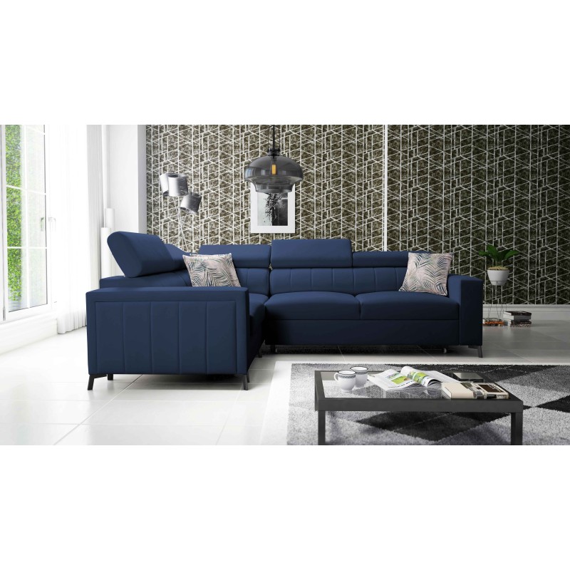 Sofá esquinero Arco II con función de cama - Velvet, Mono 241 - Una combinación perfecta de estilo y confort