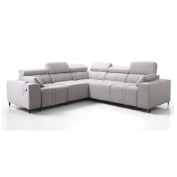 Ecksofa Verona III mit Schlaffunktion in Veloursstoff, Vena 8 – Eleganz und Funktionalität in einem Möbelstück