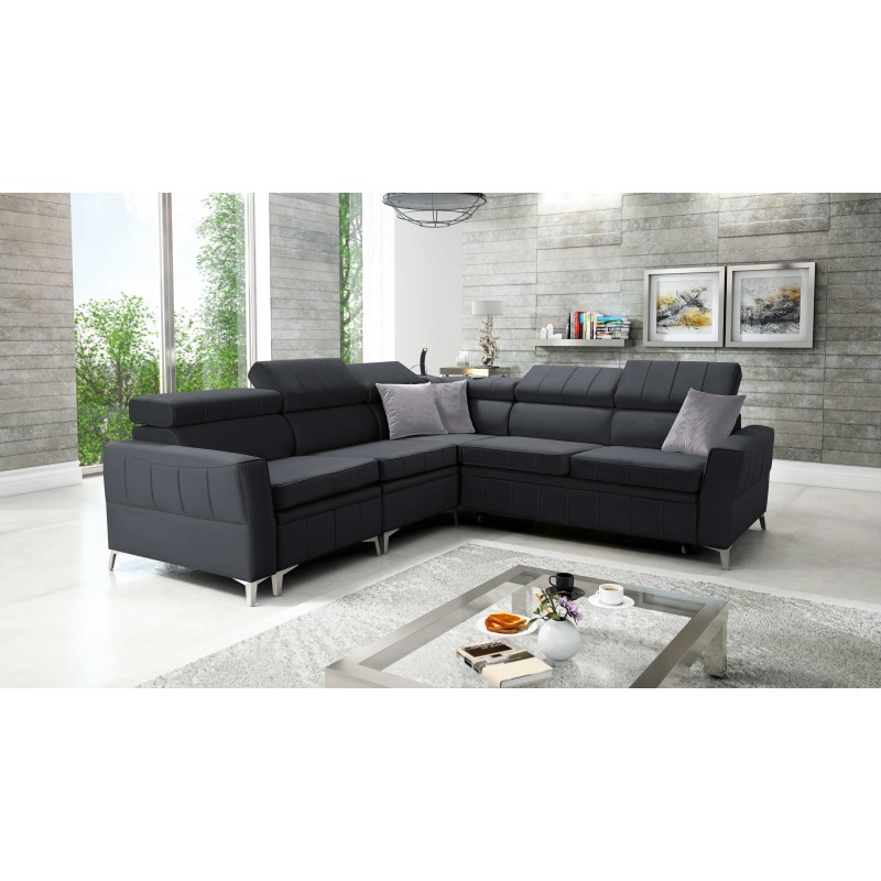 Luksusowy Narożnik Modena IV z funkcją spania – Velvet, Amor velvet 4321