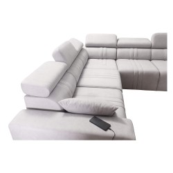 Ecksofa Verona III mit Schlaffunktion in Velourstoff, Vena 6 – Eleganz und Funktionalität in einem Möbelstück