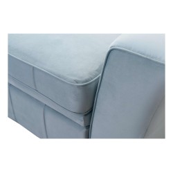 Luxus-Ecksofa Modena IV mit Schlaffunktion – Samt, Amor Samt 4309