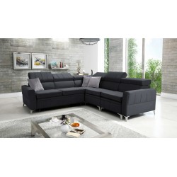 Sofá Esquinero de Lujo Modena IV con función de cama – Terciopelo, Amor velvet 4321